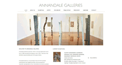 Desktop Screenshot of annandalegalleries.com.au